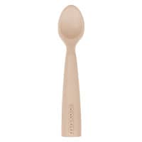 Cuillère 100% silicone alimentaire, couleur nude. Vendu par Rêves de Fil.