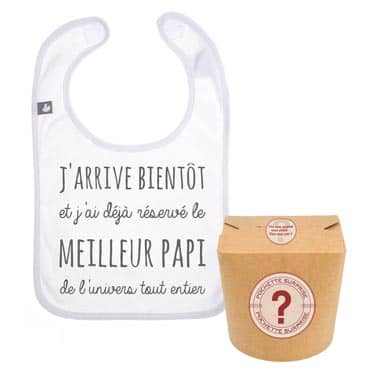 Pochette Surprise "le meilleur papi de l’univers". Vendu par Rêves de Fil.