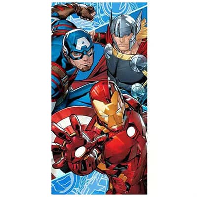 Serviette de bain ou de plage Avengers personnalisable vendu par rêves de fil.