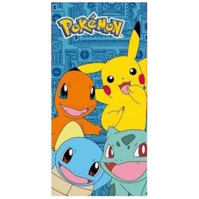 Serviette de bain ou de plage pokémon personnalisable, vendu par rêves de fil.