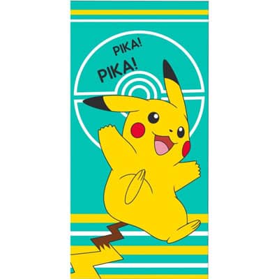 Serviette de bain ou de plage pikachu personnalisable, vendu par rêves de fil.