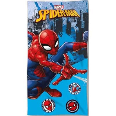 Serviette de bain ou de plage spiderman personnalisable, vendu par rêves de fil.