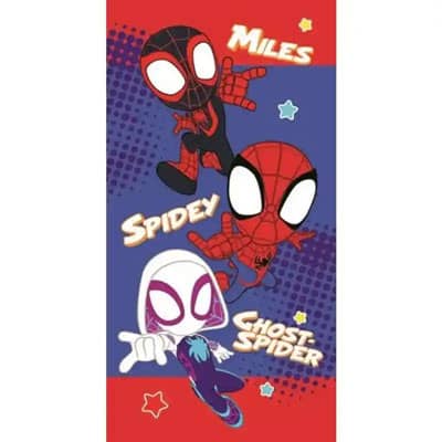 Serviette de bain ou de plage Spidey, Miles et Ghost spider personnalisable, vendu par rêves de fil.