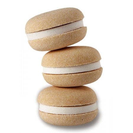 Macaron de bain effervescent parfum vendu par rêves de fil