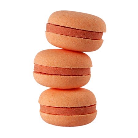 Macaron de bain effervescent parfum vendu par rêves de fil